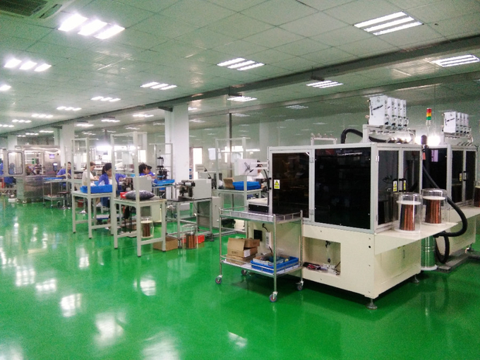 Moteur et appareil électrique Cie., chaîne de production d'usine de Ltd 14 de Changzhou Hetai