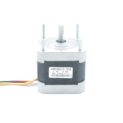 acheter Nema17 42mm 42BYGH610-78AE Moteur pas à pas hybride personnalisé 11mH 0.5A 3V 0.2N.M online manufacture